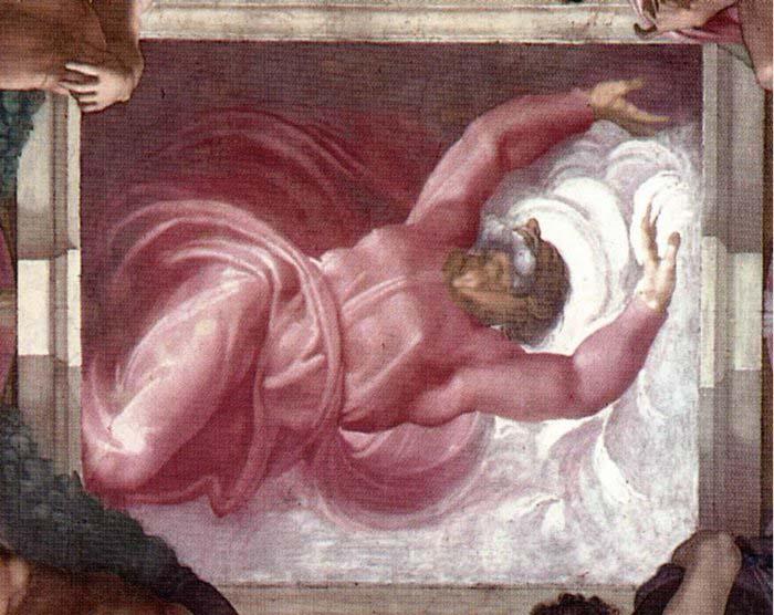 Michelangelo Buonarroti Separation of Light from Darkness Norge oil painting art